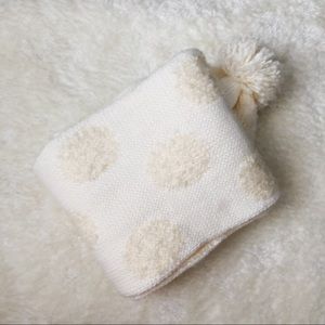 Pom Pom Polka Dot Soft Aeropostale Scarf